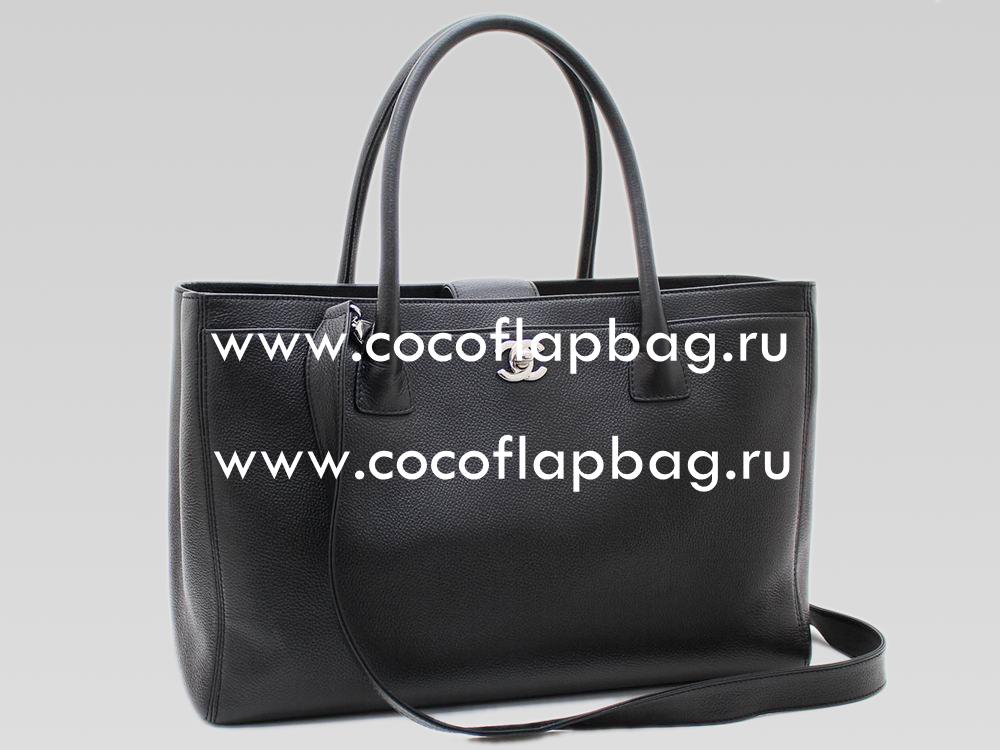 CHANEL LARGE EXECUTIVE TOTE BLACK(SILVER) A15206-BS
