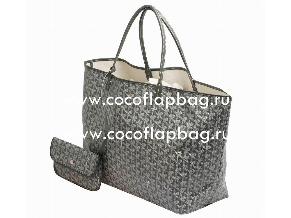 Goyard Waterproof Canvas Saint-Louis GM Gray G57467