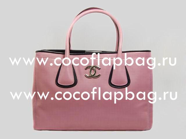 Chanel Pale Lilac Contrast Executive Cerf Tote Bag A46174-P