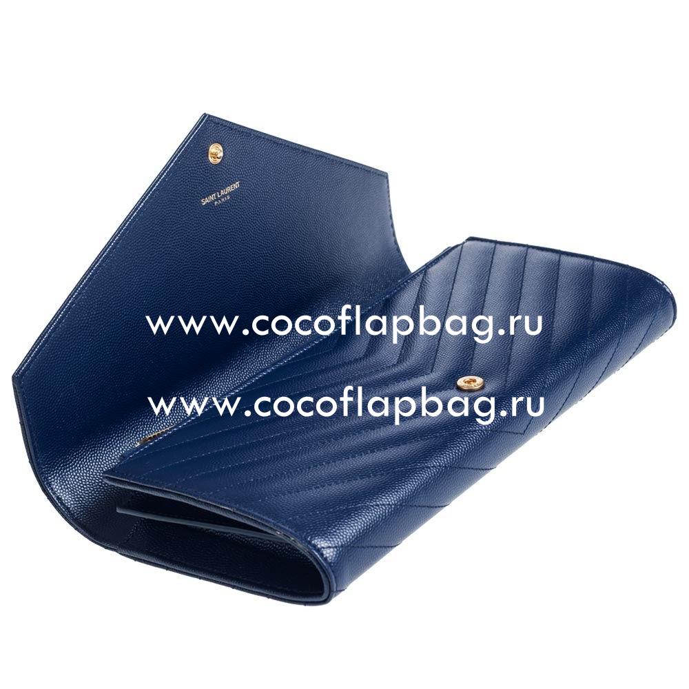 YSL Saint Laurent Calfskin HandBag In Blue YSL5780106