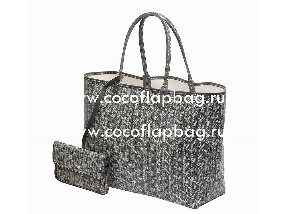 Goyard Waterproof Canvas Saint-Louis MM Gray G58733