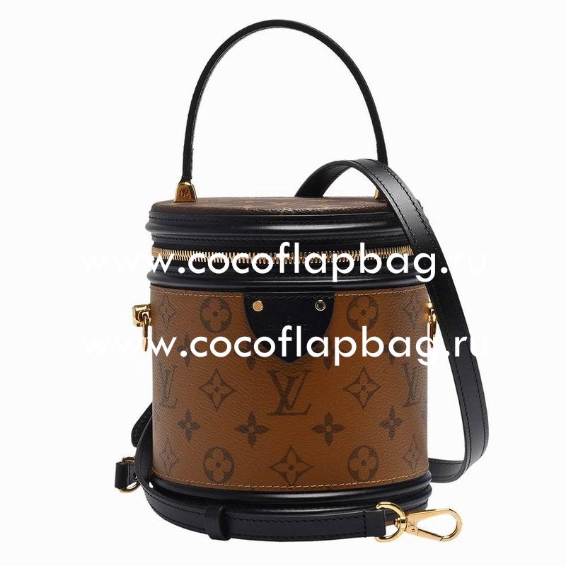 Louis Vuitton Monogram and Monogram Reverse Coated Canvas Exterior Cannes M43986