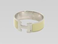 Hermes Click Clack&Silver Bracelet primrose yellow HB2019