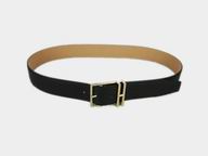 HERMES CALFSKIN LEATHER BELT IN BLACK H8914