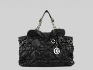 Christian Dior Calfskin HandBag In Black D1816-4