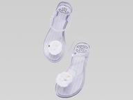 2013 Chanel Double C Camellia Strappy Sandals In White A45889