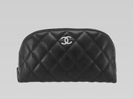 Chanel Classic Caviar Leather Cosmetic Bag A25102