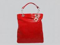 DIOR VERNIS EMBOSSED TOTE BAG IN RED D8963-2
