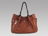 Prada Handbag In Coffee 07947E