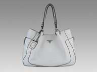 Prada Handbag In White 07947D