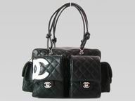 Chanel Cambon Line Multipocket Black White CCs A25173-BW