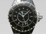 CHANEL J12 Black Dial Ceramic Quartz Watch In 33MM H1625