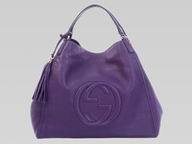 Gucci 2012 Soho Calfskin Tote Bag Purple G360915
