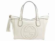 Gucci 2012 Soho Calfskin Leather Tote Bag White G367206