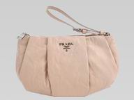 Prada Necessaire Embossed Metal Logo Bag For Dinner Pink Velvet P337647