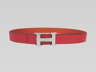 HERMES CALFSKIN LEATHER BELT H8935