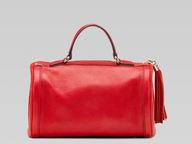 Gucci Classic Soho Medium Boston Bag Red 282302R