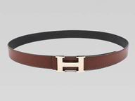 HERMES CALFSKIN LEATHER BELT H8928