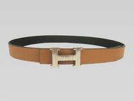 HERMES CALFSKIN LEATHER BELT H8934