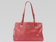 CHANEL 2010 COLLECTION LARGE QUILTED TOTE BAG IN ROSEPOP A48022