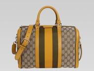 Gucci Vintage Web GG Green/Yellow Braid Boston GU554533