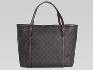 Gucci PVC Waterproof Leather Tote Bag In Choclate G455673