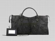Balenciaga Part-Time Planet Small Stud Bag Carbon Black 168028CB