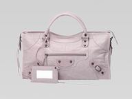Balenciaga Part-Time Planet Small Stud Bag Light Pink 168028LP