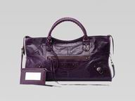 Balenciaga Part-Time Small Stud Bag Purple 168028PU
