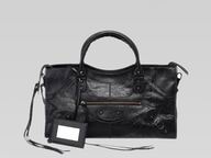 Balenciaga Part-Time Planet Small Stud Bag In Black 168028BC