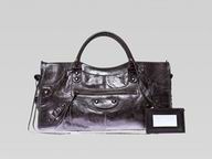 Balenciaga Part-Time Planet Small Stud Bag In Coffee 168028CO