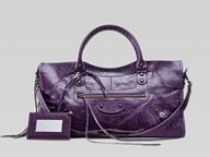 Balenciaga Part-Time Small Stud Bag Light Purple 168028LP