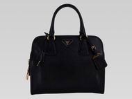 Prada Saffiano Lux 2013 Winter Classic Handbag Black P467858