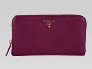 Prada Saffiano Lux Large Women Wallet Purple P467932