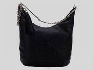 Gucci Calfskin Embossed Soho Totem Bag(Black) G473382