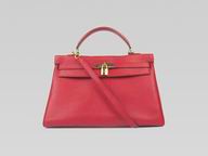 Hermes Kelly 35 Clemence Leather Gold Hardware Red H220808