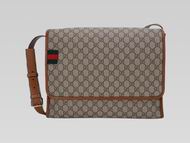 Gucci GG Plus PVC Passenger Shoulder Bag Brown G471030