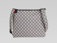 Gucci Double G weaving Shoulder Bag In Blue G477267