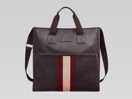 Gucci Calfskin Embossing Shoulder Tote Deep Coffee G477709