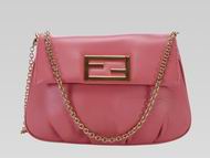 FENDI Mia Napa Lambskin Mini Chain Bag Pink F461646