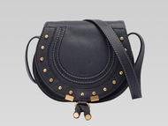 Chloe Nano Marcie Rivet Decoration Saddle Bag C457366