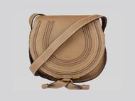 CHLOE Marcie Nano Calfskin Crossbody Bag Nut C460798