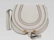 CHLOE Nano Marcie Calfskin Crossbody Bag Offwhite C460376
