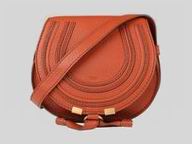 CHLOE Marcie Mini Calfskin Crossbody Bag Orange C460797