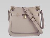Hermes Jysiere Clemence 31cm Shoulder Bag Grey(Gold) H1096GG