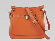 Hermes Jysiere Clemence 31cm Shoulder Bag Orange(Gold) H1096ORG