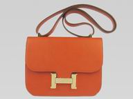 Hermes Constance Bag Micro Mini Orange(Gold) H1017ORG