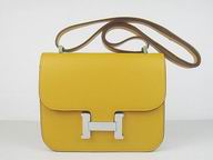 Hermes Constance Bag Micro Mini In Yellow(Silver) H1017YS