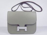 Hermes Constance Bag Micro Mini In Khaki(Silver) H1017KS