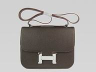 Hermes Constance Bag Micro Mini Deep Coffee(Silver) H1017DCS